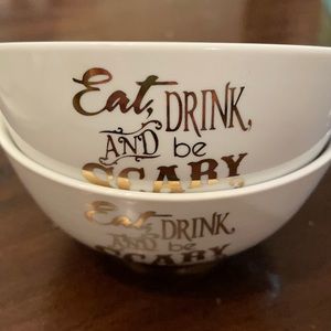 Set/2 Halloween bowls NWOT